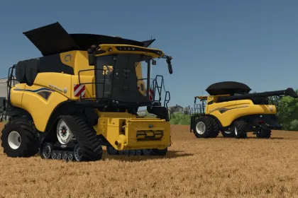 New Powerful Combine New Holland CR1090 2024 for Maximum Yield in FS25
