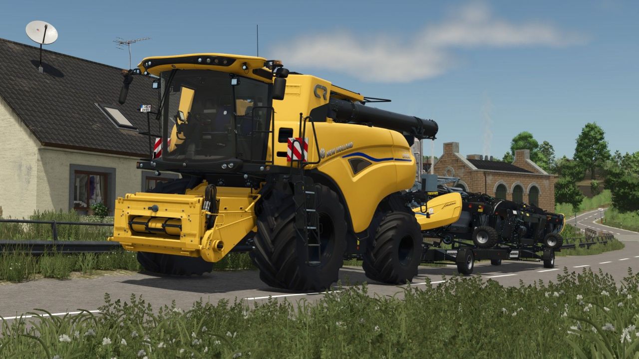 Neuer Leistungsstarker Mähdrescher New Holland CR1090 2024 für Maximale Erträge in FS25