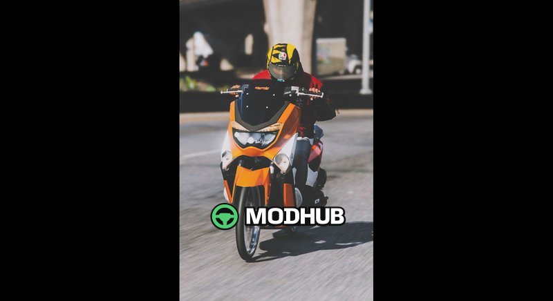 Скутер 2018 Yamaha N-max для GTA 5