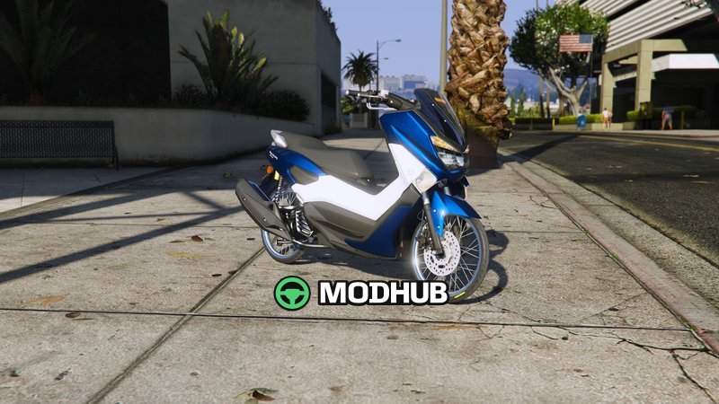 Скутер 2018 Yamaha N-max для GTA 5