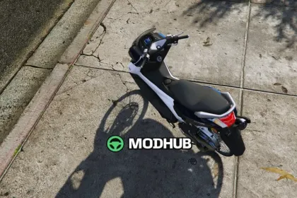Скутер 2018 Yamaha N-max для GTA 5 — 4