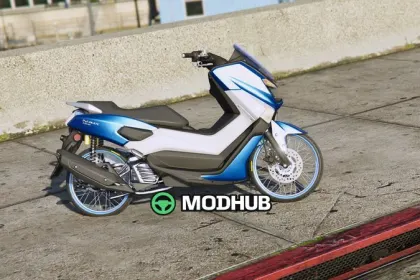 Скутер 2018 Yamaha N-max для GTA 5 — 6