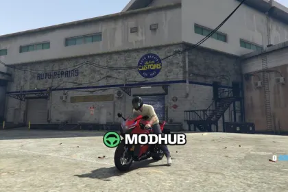 Motorcycle Suzuki GSX-R1000R 2018 V4.0 for GTA 5