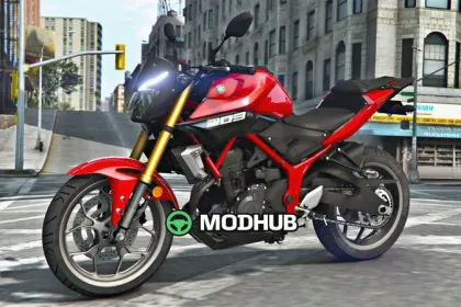 Мотоцикл 2019 Yamaha MT-03 для GTA 5 — 2