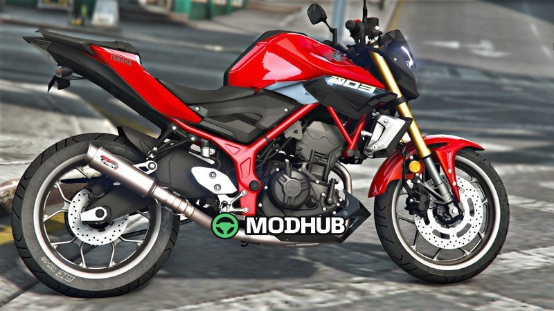 Мотоцикл 2019 Yamaha MT-03 для GTA 5