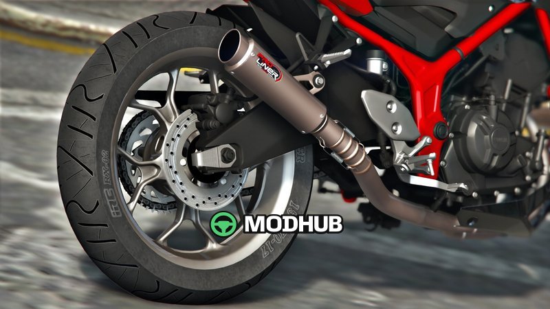 Мотоцикл 2019 Yamaha MT-03 для GTA 5