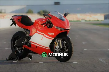 Motorrad Ducati Desmosedici RR für GTA 5 — 4