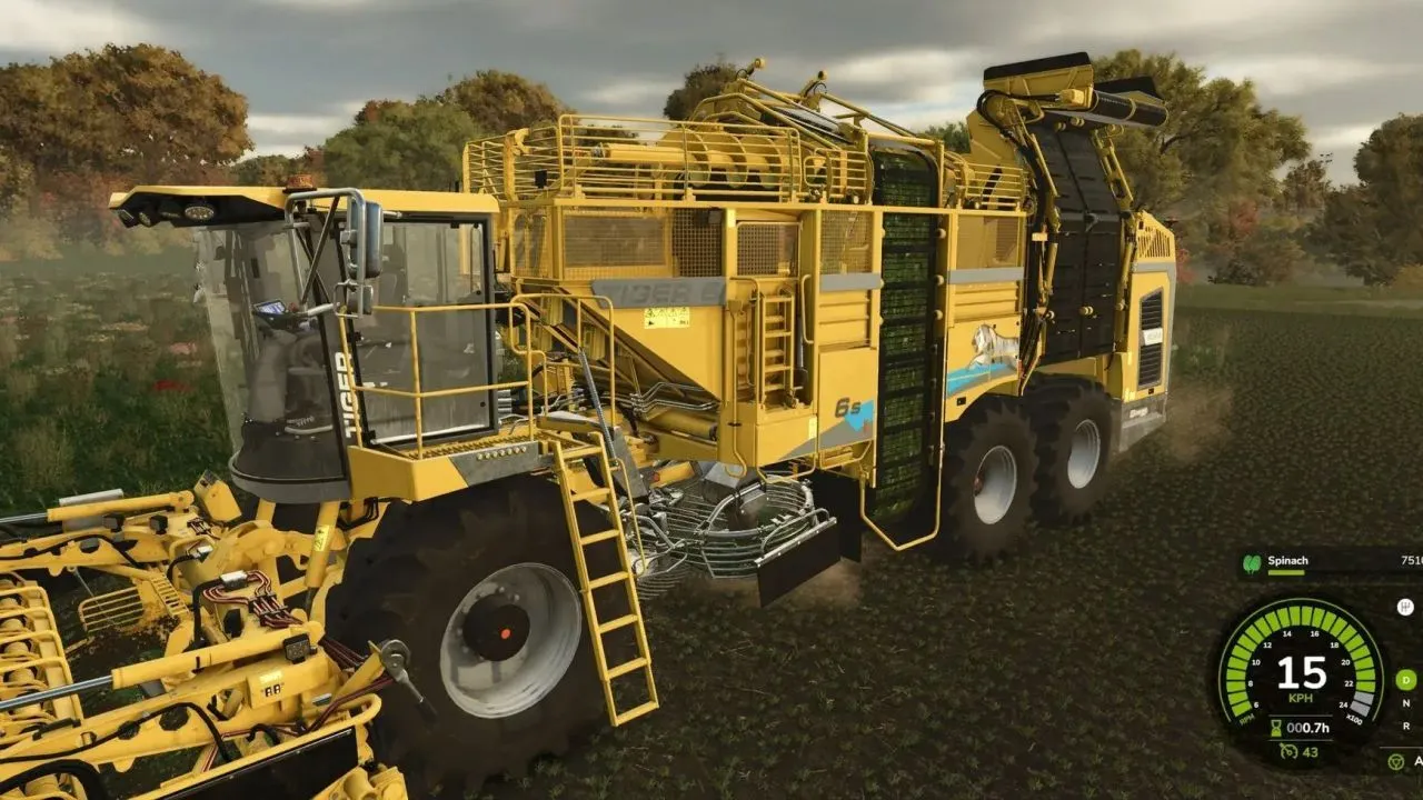 Потужний Пак Ropa Tiger 6S + Ropa Maus 5 для Швидкого Збирання Коренеплодів у FS25