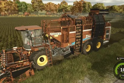 Потужний Пак Ropa Tiger 6S + Ropa Maus 5 для Швидкого Збирання Коренеплодів у FS25