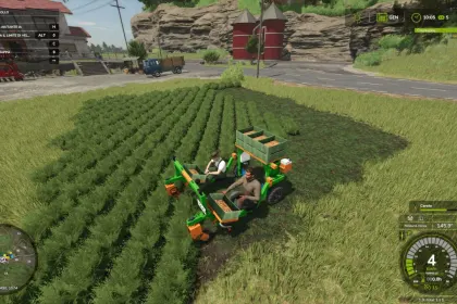 Ефективний Електричний Комбайн EcoGreen Multis для Овочів у Farming Simulator 25
