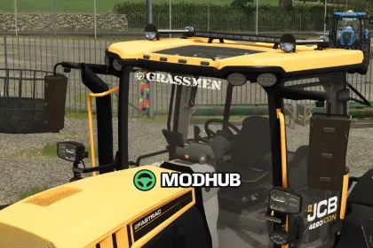Трактор Grassmen Fastrac v1.0 для FS25 — 2