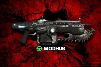 Емблема Gears of War Lancer 1.0.0 для GTA 5