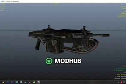 Gears of War Lancer 1.0.0 für GTA 5 — 2