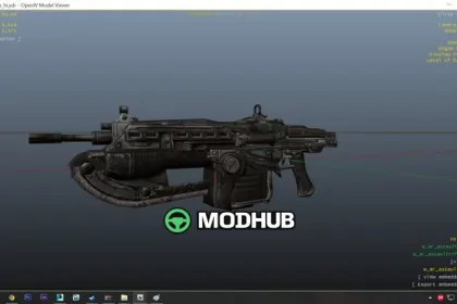 Gears of War Lancer 1.0.0 für GTA 5 — 3