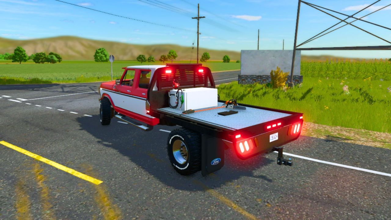 Legendarny Pickup 1979 Ford F350 Crew Cab — Potężny 4x4 do Pracy i Transportu w FS25