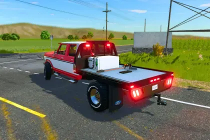 Legendarny Pickup 1979 Ford F350 Crew Cab — Potężny 4x4 do Pracy i Transportu w FS25 — 2