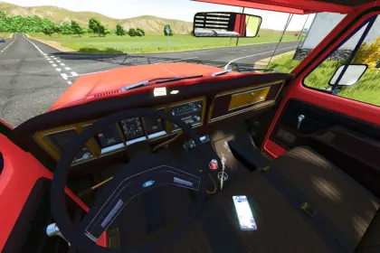 Legendarny Pickup 1979 Ford F350 Crew Cab — Potężny 4x4 do Pracy i Transportu w FS25 — 3