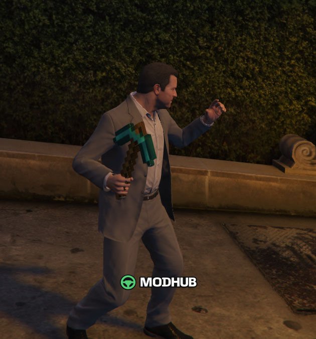 Алмазна кирка V 1.1 для GTA 5