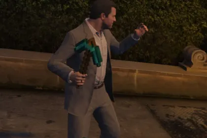 Алмазна кирка V 1.1 для GTA 5 — 3