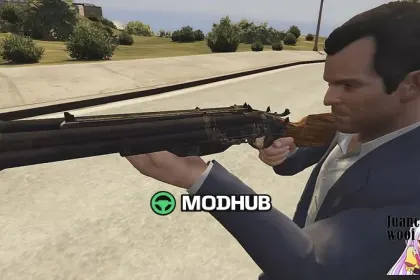 Пістолет-пушка Blundergat для GTA 5 — 2