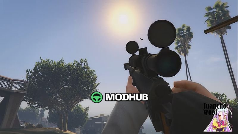 Messer Sword Art Online GGO Sinon Hecate II für GTA 5
