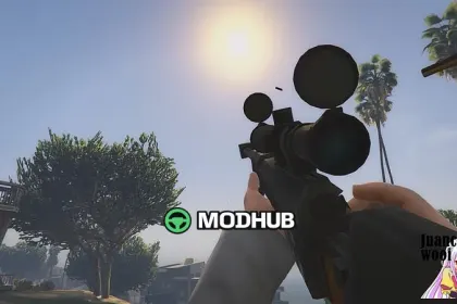 Messer Sword Art Online GGO Sinon Hecate II für GTA 5 — 4