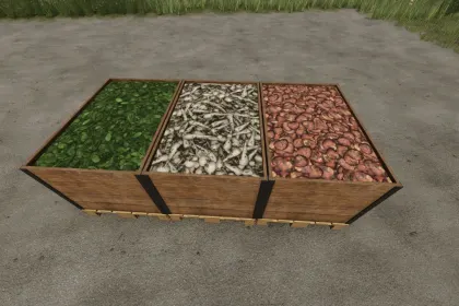Przydatna Paleta Roślin Korzeniowych — Palety dla Korzeni i Warzyw w Farming Simulator 25