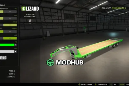 Причіп 2020 Lizard Gooseneck V1.1 для FS25