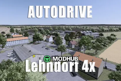 Курс AutoDrive Lehndorf 4x V1.0.0.3 для FS25