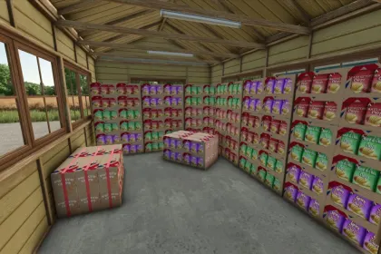 Ефективний British & Canadian Potato/Corn Chip Processing Plant — Завод Чипсів і Тортильї для FS25