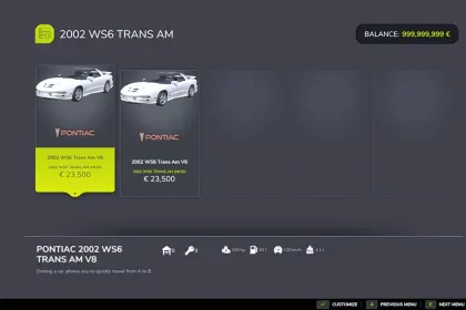 Пікап Pontiac Trans AM 2002 для Farming Simulator 25 — 3