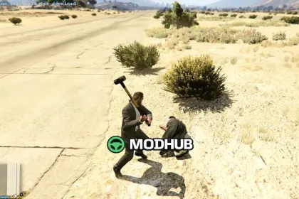 Schwerer Schmiedehammer Sledge Hammer für GTA 5 — 4