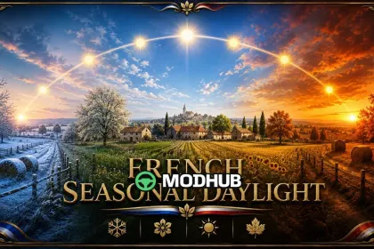 Сезонний денний світ Франції V1.1 для FS25
