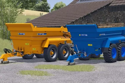 Самоскидний причіп Chieftain Dump Trailer V1000 для Farming Simulator 25