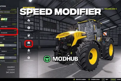 Модифікатор швидкості V1.0 для FS25