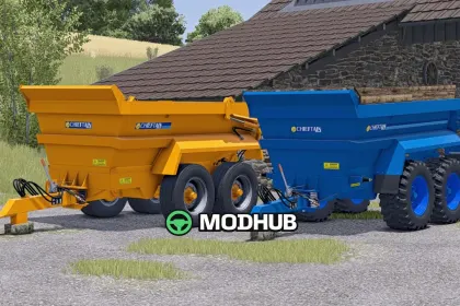 Сміттєвозний причіп Chieftain Dump Trailer 1000 V1.0 для FS25