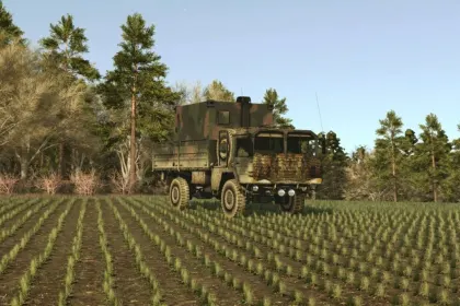 Вантажівка MAN 8x8 Shelter Transport / Command Vehicle для Farming Simulator 25