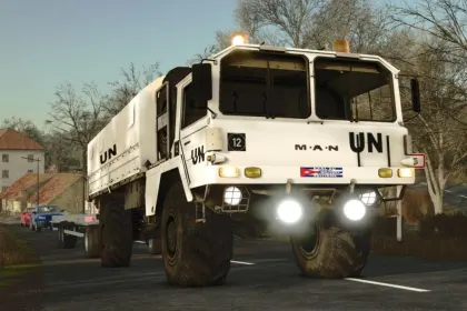 Вантажівка MAN 8x8 Heavy Utility Truck (UN Configuration) для Farming Simulator 25