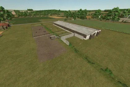 Скотарня Big Cow barn для Farming Simulator 25