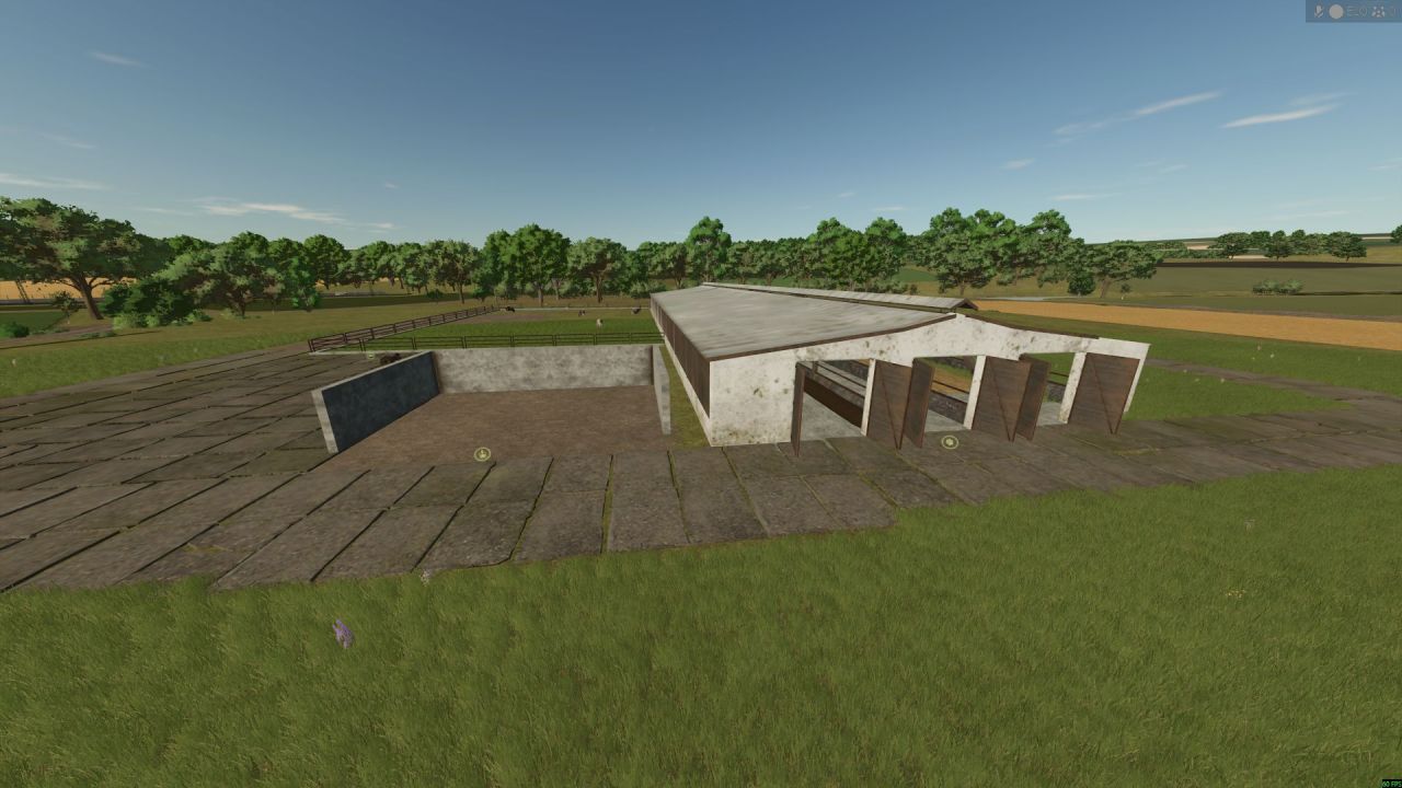 Скотарня Big Cow barn для Farming Simulator 25