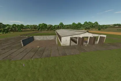 Скотарня Big Cow barn для Farming Simulator 25 — 2