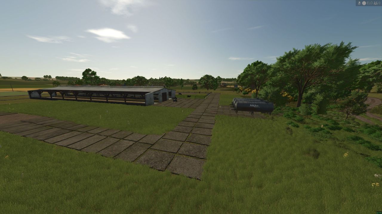 Скотарня Big Cow barn для Farming Simulator 25