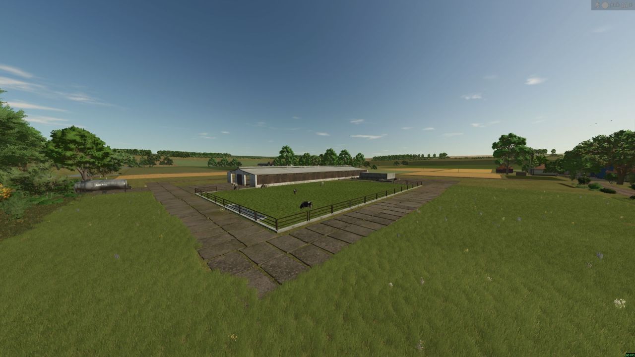 Скотарня Big Cow barn для Farming Simulator 25