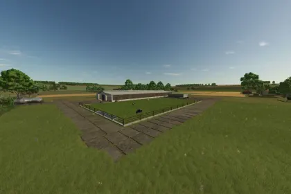 Скотарня Big Cow barn для Farming Simulator 25 — 4