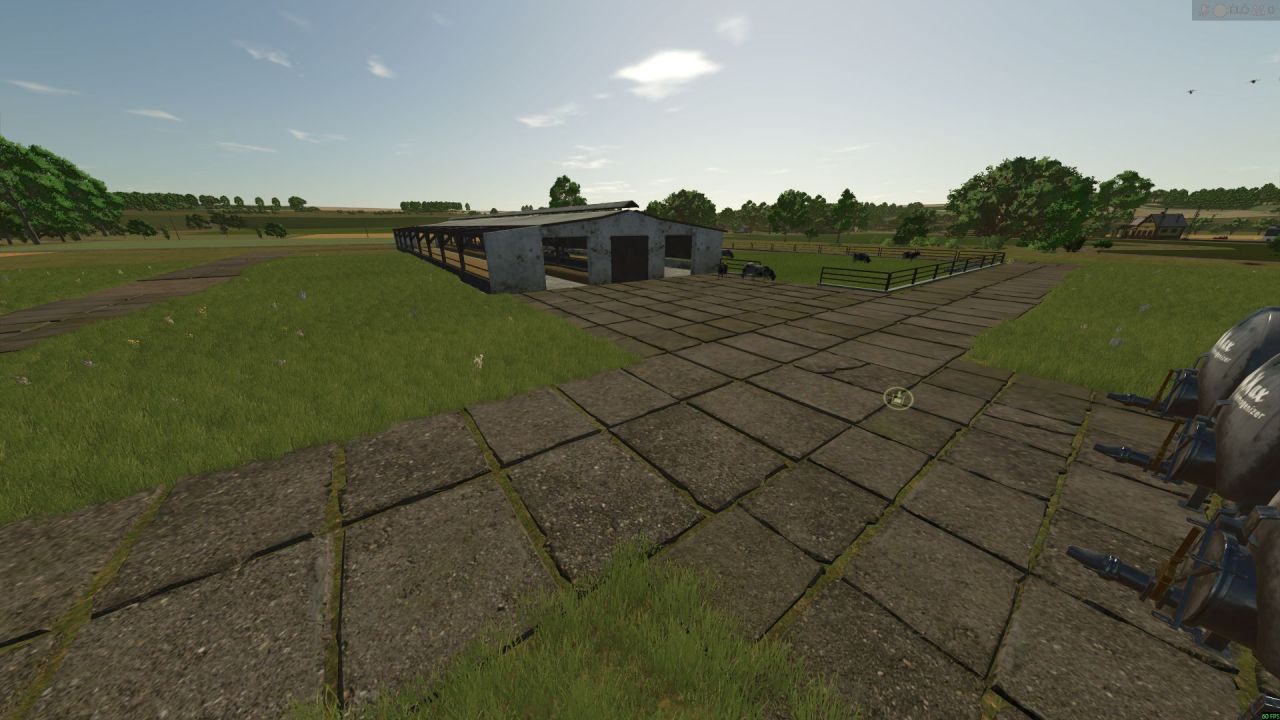 Скотарня Big Cow barn для Farming Simulator 25