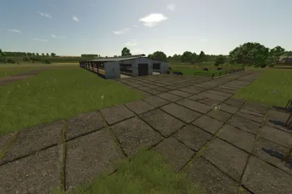 Скотарня Big Cow barn для Farming Simulator 25 — 5