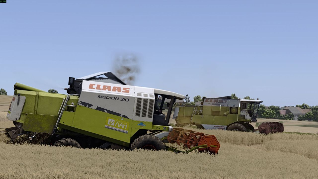 Комбайн Claas Medion 310 для Farming Simulator 25