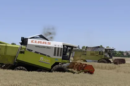 Комбайн Claas Medion 310 для Farming Simulator 25 — 3