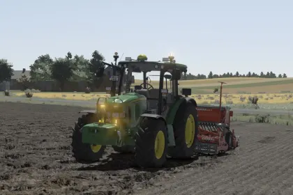 Трактор John Deere 5R для Farming Simulator 25