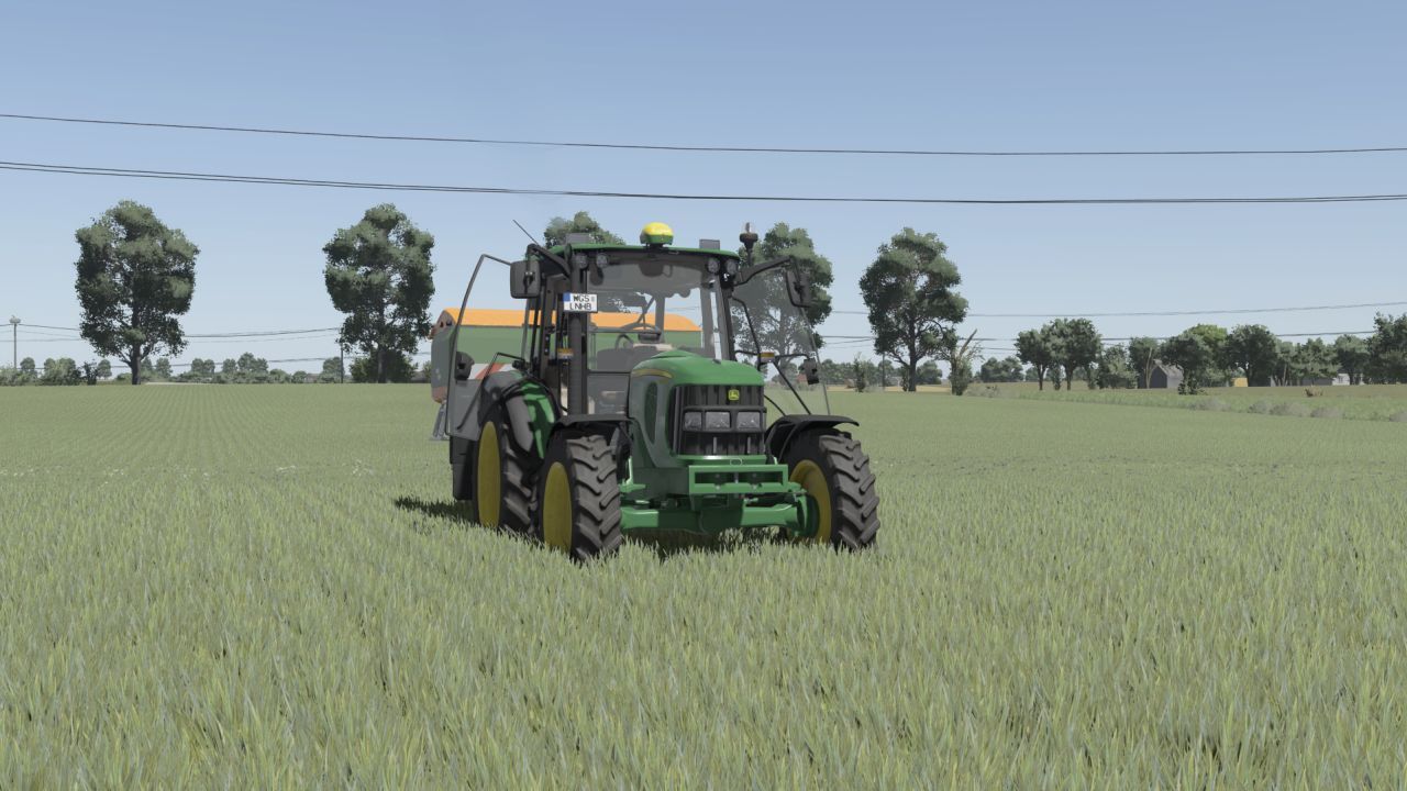 Трактор John Deere 5R для Farming Simulator 25